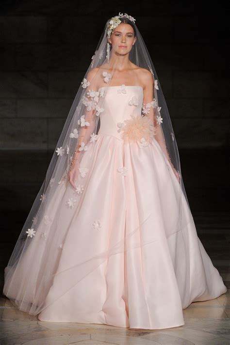 reem acra blush wedding dress replica